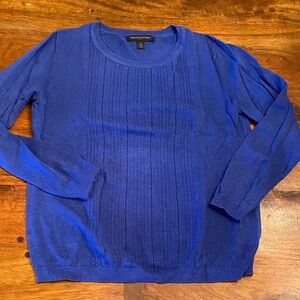 Banana Republic petite Blue crewneck sweater